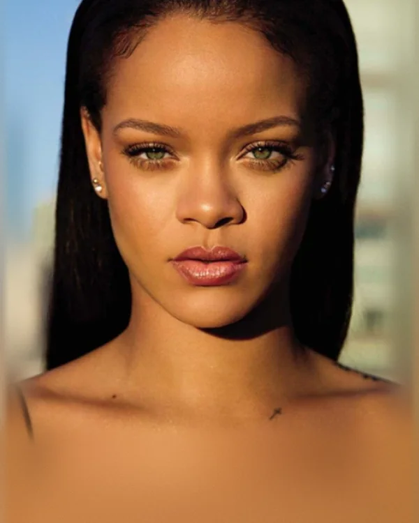 Retrato de Rihanna